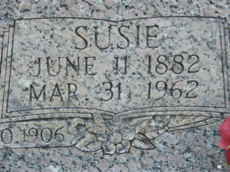 Susie Chitwood Chitwood 1882 1962 Find a Grave äreminne