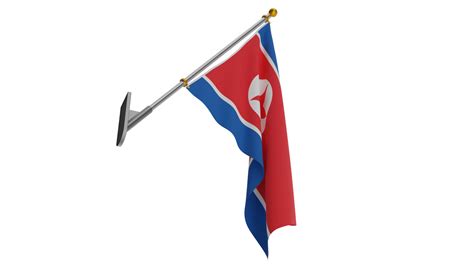 3D North Korean Flags TurboSquid 2205877