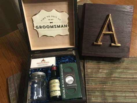 Groomsmen Boxes DIY | Groomsmen gift box, Groomsman gifts, Bride and ...