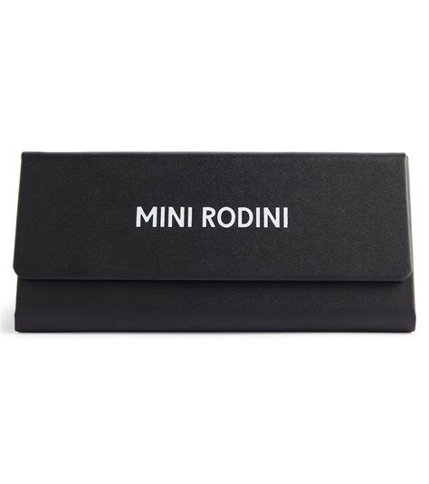 Flip Up Round Sunglasses In Red Mini Rodini Mytheresa