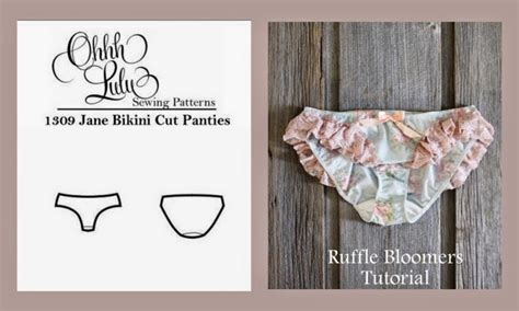 Ohhh Lulu Pattern Hacks Jane Bikini Cut Panties To Ruffle Bloomers