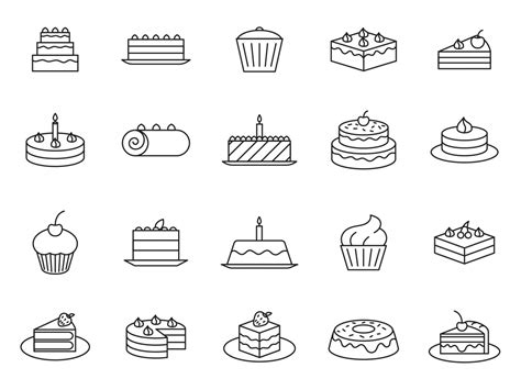 Cake Vector Icons