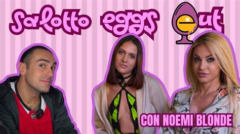Noemi Blonde Ospite Del SALOTTO EGGSOUT YouTube