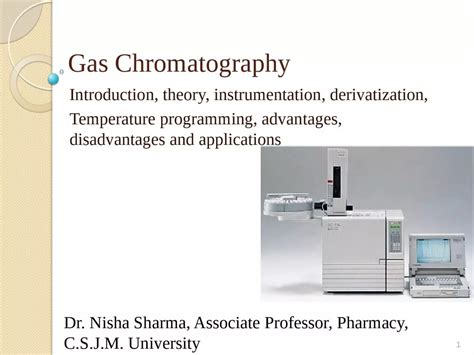 Ppt Gas Chromatography Introduction Theory Instrumentation Powerpoint Presentation