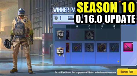 Pubg Mobile Lite New Update Season Winner Pass Rewards