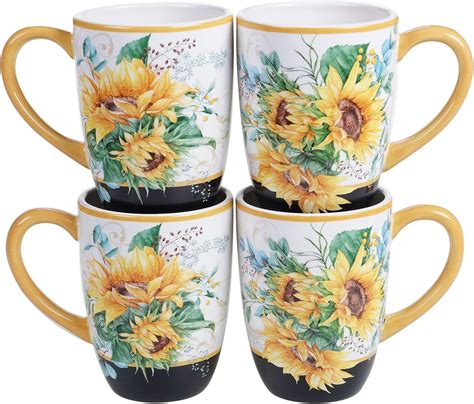 Amazon Certified International Set Sunflower Fields Oz