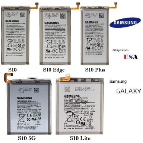 Oem Battery Replacement For Samsung Galaxy S10 S10 Plus S10 Edge S10 Lite 5g Ebay