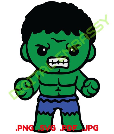 Baby Hulk SVG, Hulk SVG, Hulk Silhouette, Marvel Png, the Incredible ...