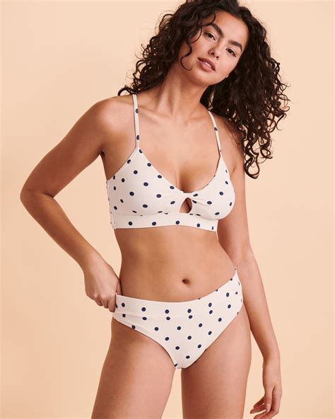 Quintsoul Boa Vista Bralette Bikini Top Polka Dots Bikini Village