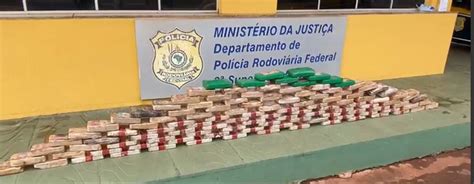 PRF apreende 119 Kg de cocaína em Paranaíba MS Polícia Rodoviária