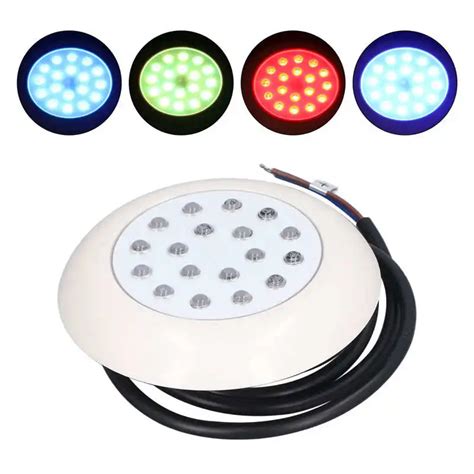 Luzes Led Subaqu Ticas Rgb Luz De Piscina L Mpada Subaqu Tica Montado