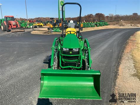 2021 John Deere 1023e Mfwd Compact Utility Tractor Wloader And Mower Deck Bigiron Auctions