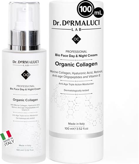 Crema Viso Idratante Bio Collagene Marino Retinolo Acido Ialuronico