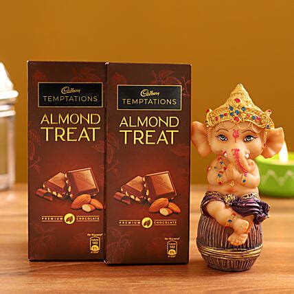 Buy Send Bal Ganesha Idol Cadbury Temptations Combo Online Fnp