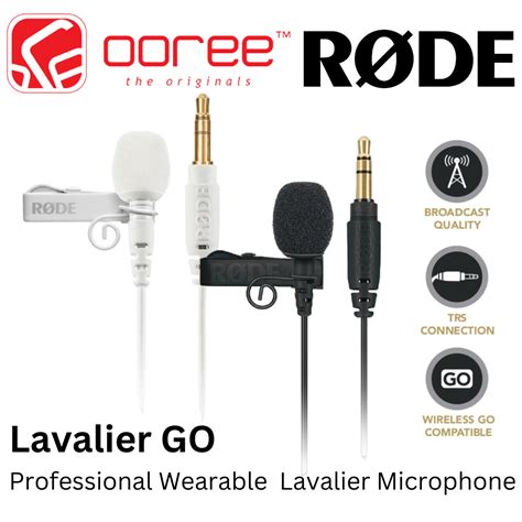 Rode Lavalier Go Professional Wearable Lavalier Lapel Microphone With
