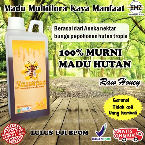 Jual Madu Asli Murni Hutan Nusantara Jasmine Madu Asli Multiflora Raw