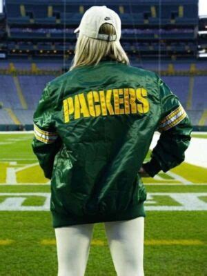 Liv Morgan Green Bay Packers Satin Green Jacket