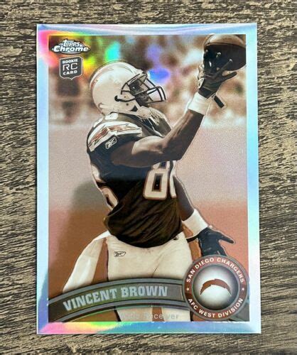 2011 Topps Chrome Sepia Refractor 99 Vincent Brown RC EBay