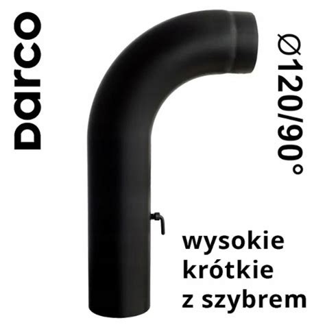 Kolano wysokie krótkie z szybrem Darco 120 90 czarne Epiecyki