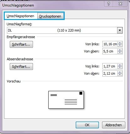 Umschläge und Etiketten in Word erstellen Office Lernen