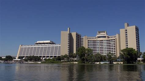 Contemporary And Bay Lake Tower Resorts As Seen From Bay Lake And Seven Seas Lagoon Walt Disney