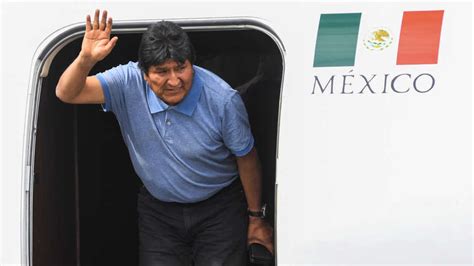 Bolivia Evo Morales llegó a México tras recibir asilo político