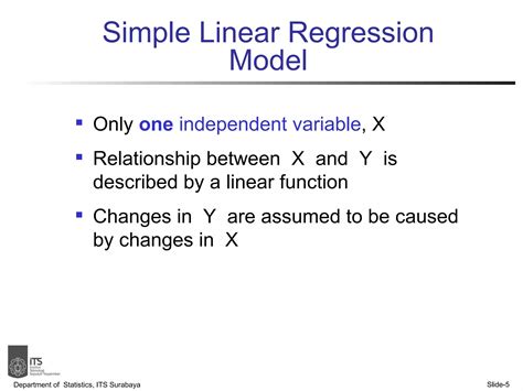 Simple Linier Regression Ppt Free Download