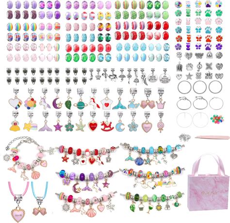 288Pcs Kit De Fabrication De Bracelets Pour Filles Artisanat De Bijoux