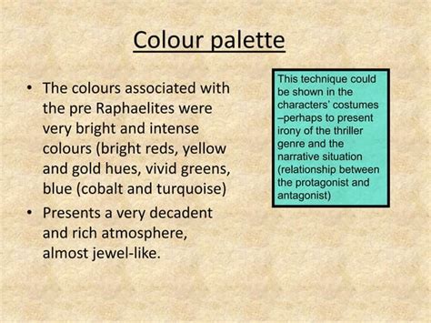Pre Raphaelite Ppt