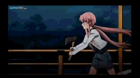 Mirai Nikki Gasai Yuno  Find And Share On Giphy