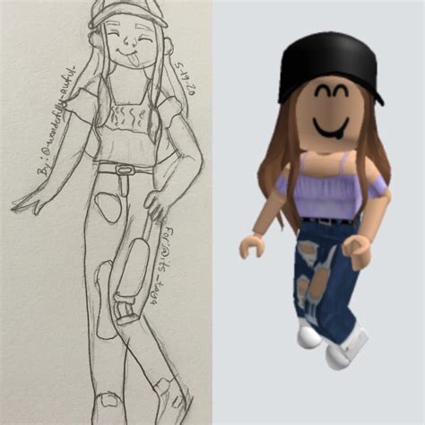 Roblox Avatar Drawing Template