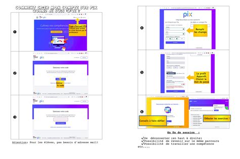 Tuto Comment créer mon profil PIX Collège Collège Edouard Manet