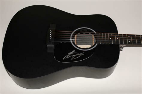 Luke Bryan Signed Autograph C F Martin Acoustic Guitar Tailgates