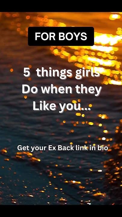 5 Things Girls Do When They Like You Girls Facts Love Facts Shorts