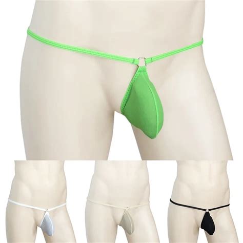 SEXY MEN S THONG Bikini Briefs G String Sissy Bulge Pouch Panty Jockstrap EUR 12 70 PicClick FR