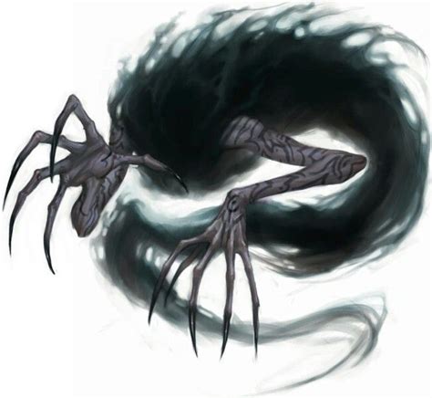 Black Smoke Monster Monster Art Fantasy Monster Dark Fantasy Art