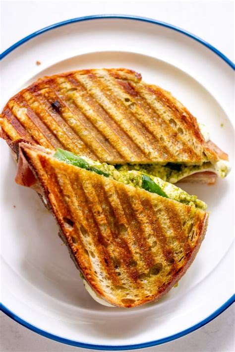 Easy Panini Recipe Grilled Italian Sandwich With Mozzarella Grilled