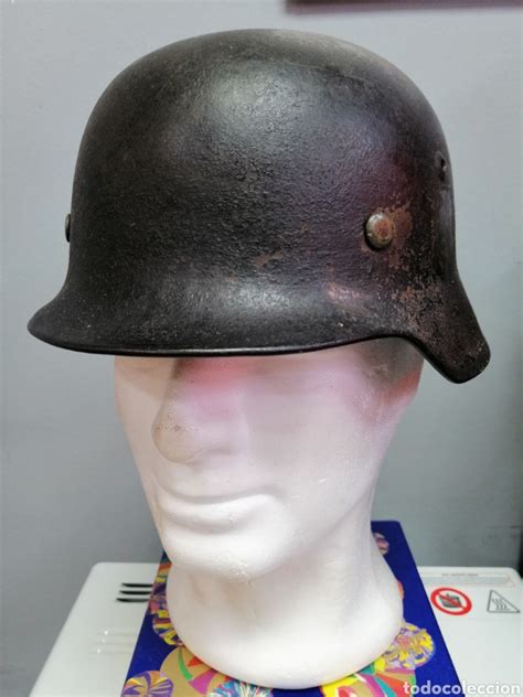 Casco Aleman De Combate M Wehrmacht Combate O Vendido En Subasta