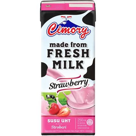 Jual Cimory Uht Milk Strawberry Ml Susu Organik Termurah Harga Promo