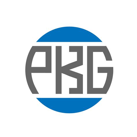 pkg letter logo design  white background pkg creative initials