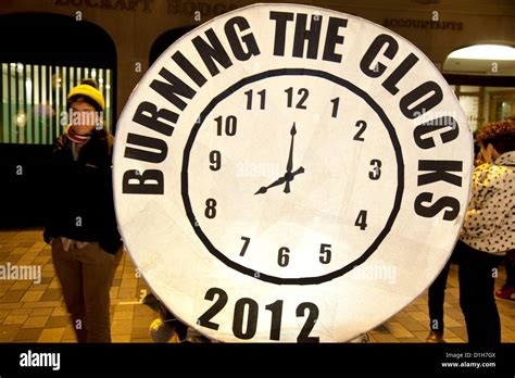 Burning Of The Clocks Hi Res Stock Photography And Images Alamy