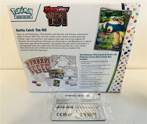 Pokémon Centre Exclusive 151 Etb Elite Trainer Box Ceruledge Promo