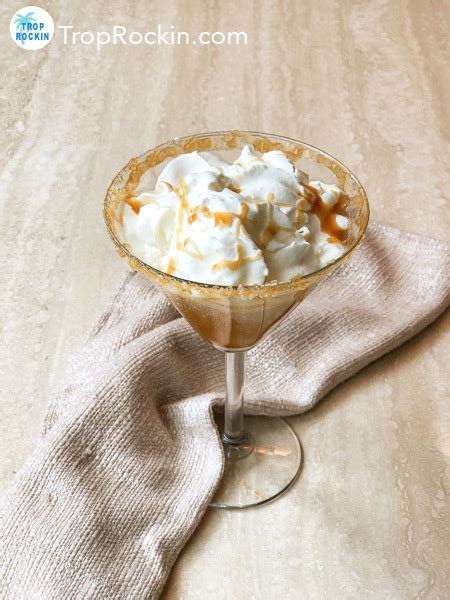 Salted Caramel Martini Recipe | Trop Rockin