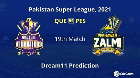 Que Vs Kar Dream11 Prediction 29th Match Psl 2021