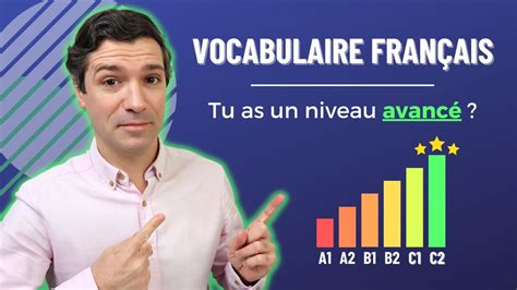 Avez Vous Un Niveau De Vocabulaire Avanc En Fran Ais Youtube