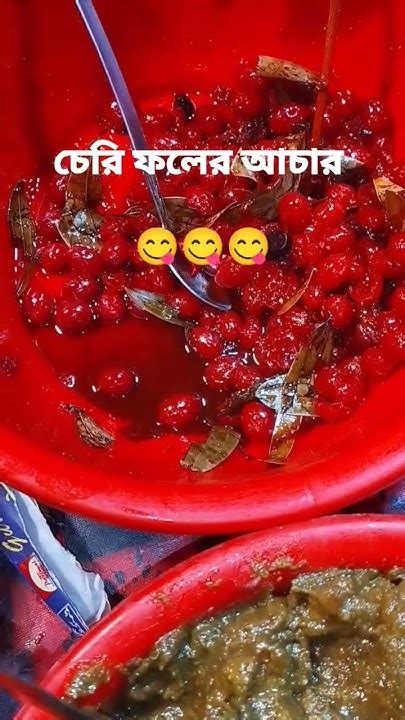 চেরি ফলের আচার 😋😋😋 Youtube