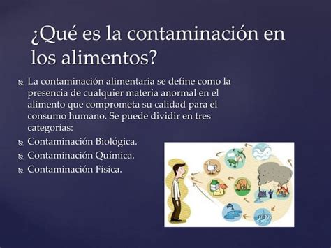 Contaminaci N En Los Alimentos Ppt