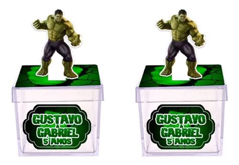 Caixinha Personalizada Hulk Unidade Parcelamento Sem Juros