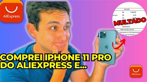 Absurdo Comprei Um Iphone Pro Do Aliexpress E Olha O Que Deu Taxa