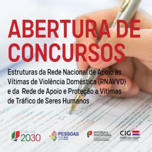 Abertura De Concursos No Mbito Da Rede Nacional De Apoio S V Timas De